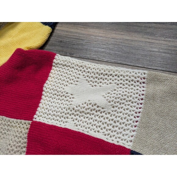 Breckenridge Cardigan Sweater Women's Medium Color Block Festive Stars July 4th - Picture 5 of 7